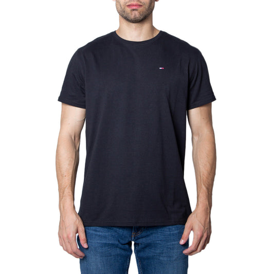 168285 Tommy Hilfiger T-Shirt Nero Cotone Uomo