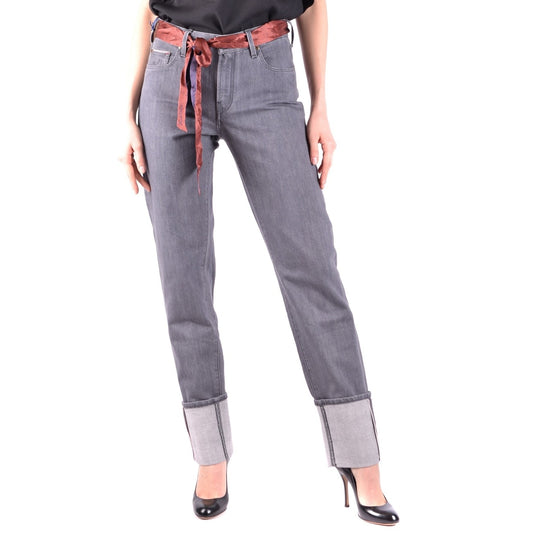 2437838 Jacob Cohen Jeans Grigi Cotone Elastan Made Italy Donna