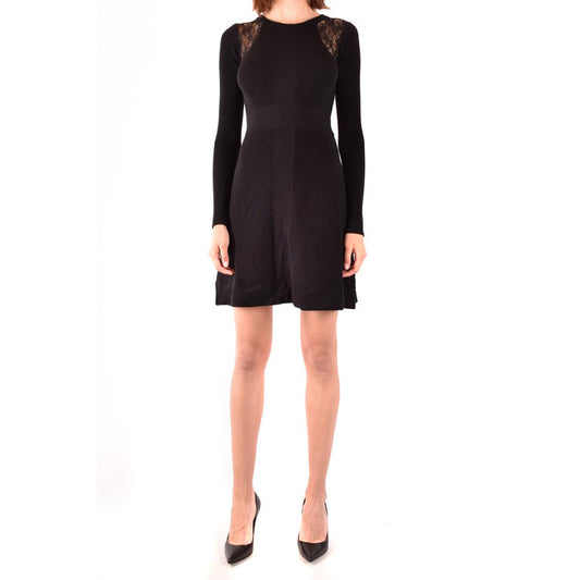 2438415 Pinko Abito Nero Donna Viscosa 83% Maniche Lunghe