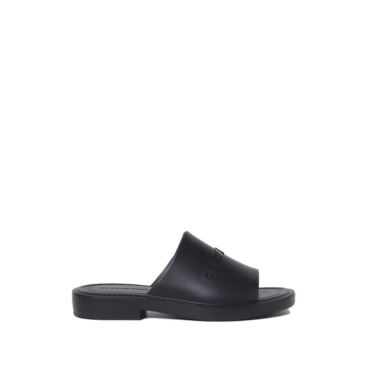 491302 Salvatore Ferragamo Ciabatte Nero Donna Primavera/Estate