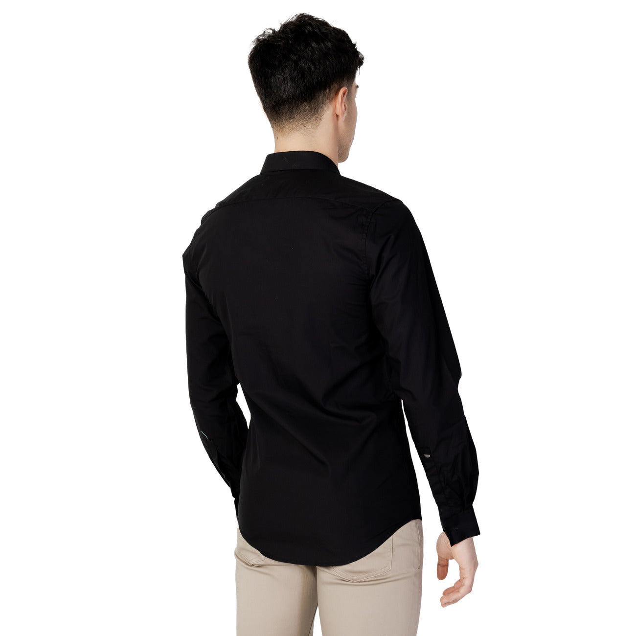 425802 Antony Morato Camicia Nera Uomo
