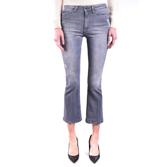 488889 Dondup Jeans Grigi Strappati Consumati Donna