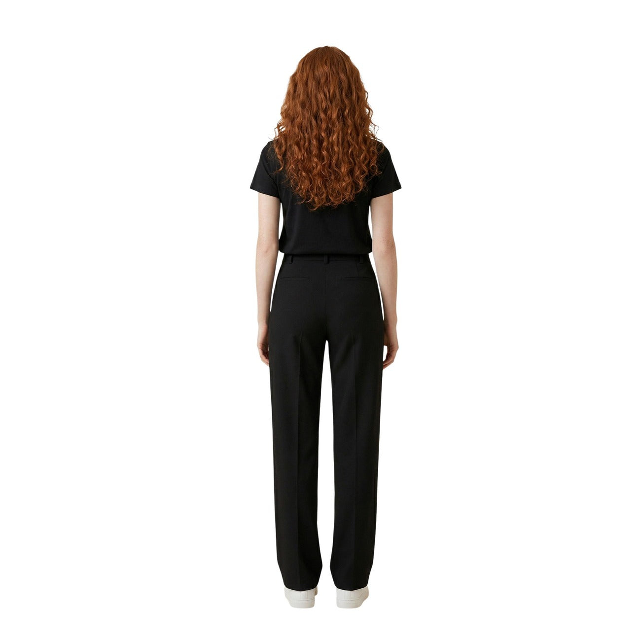 2456220 Liu Jo T-Shirt Donna Nera Cotone Stampa Strass