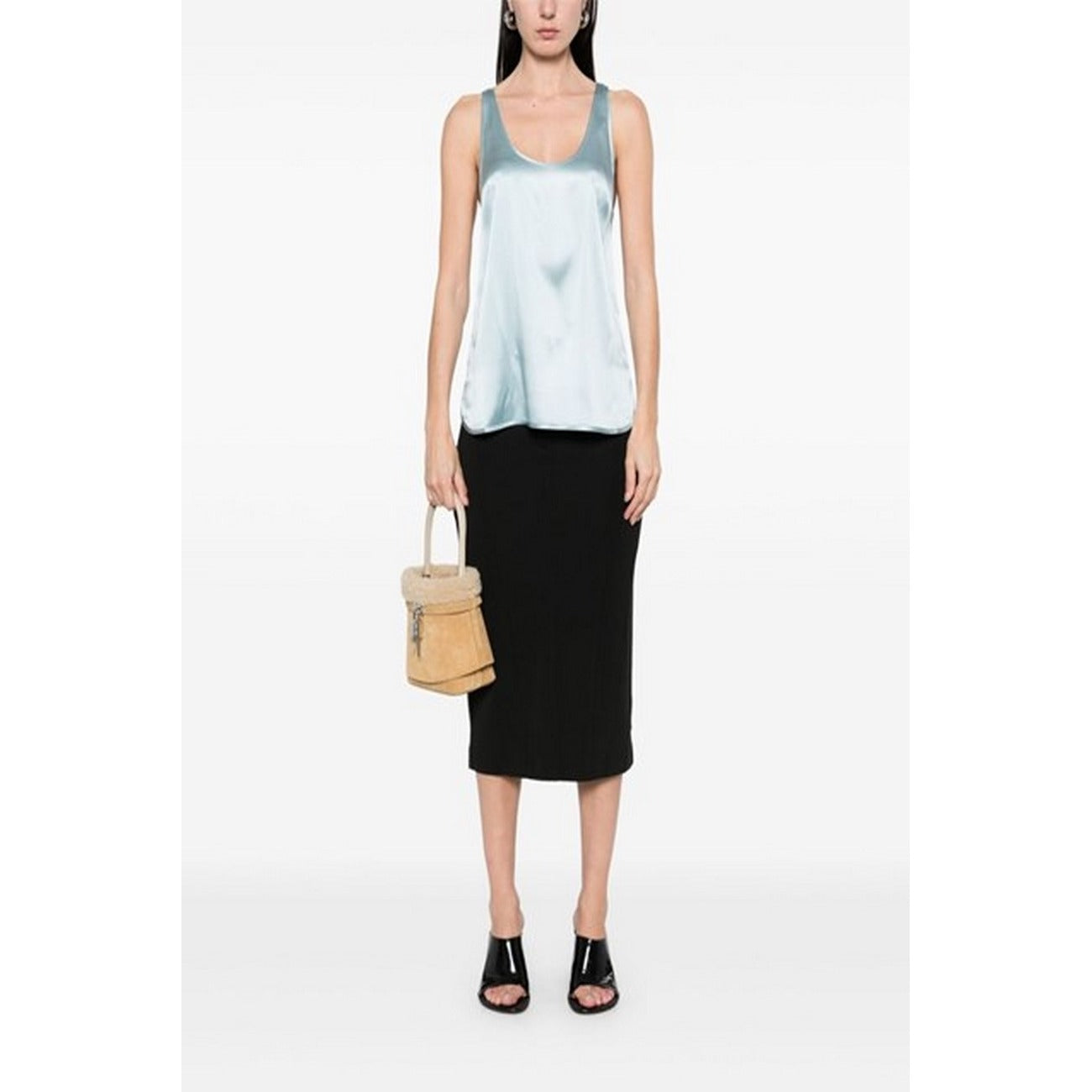 2473483 Pinko Canotta Azzurro Donna