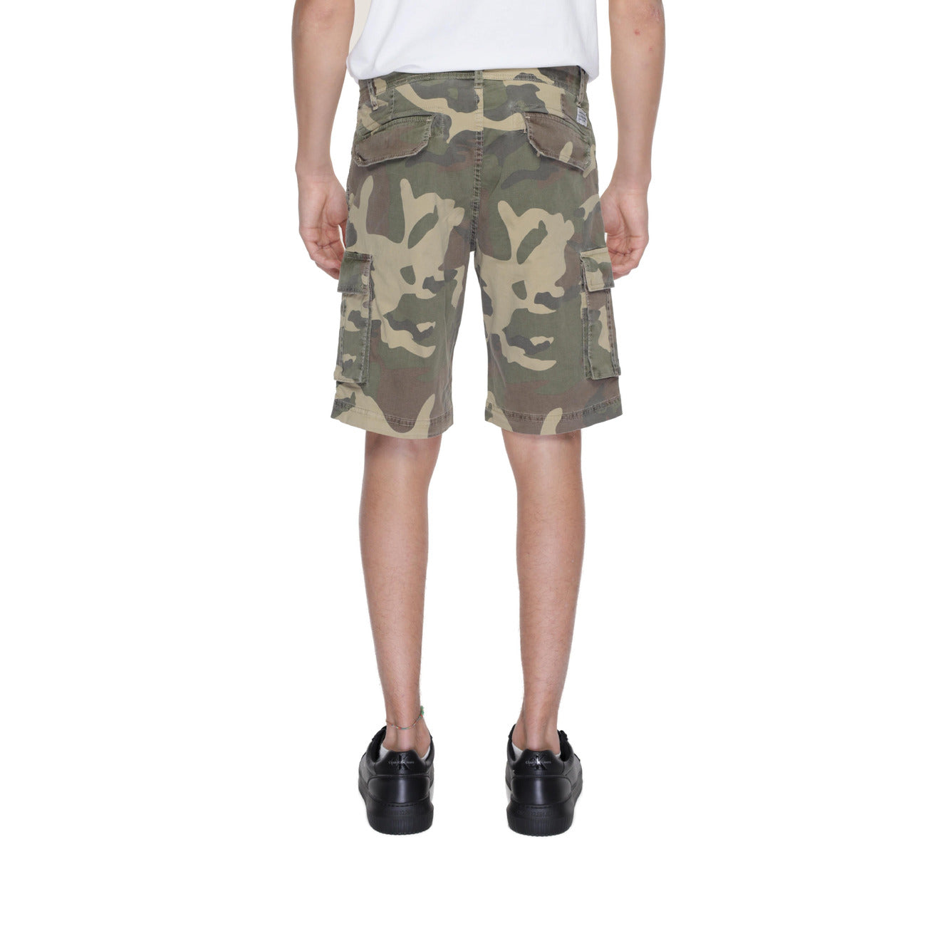 2231513 U.S. Polo Assn. Bermuda Beige Militare Multipocket Uomo