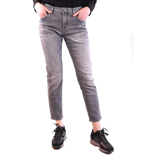 2437711 Jacob Cohen Jeans Grigi Cotone Lyocell Made Italy Donna