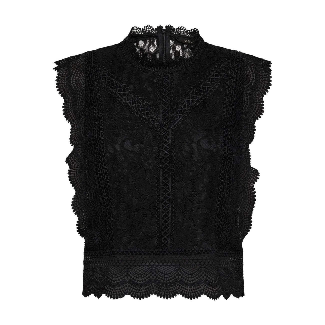 403790 Only Blouse Nera Smanicata Donna