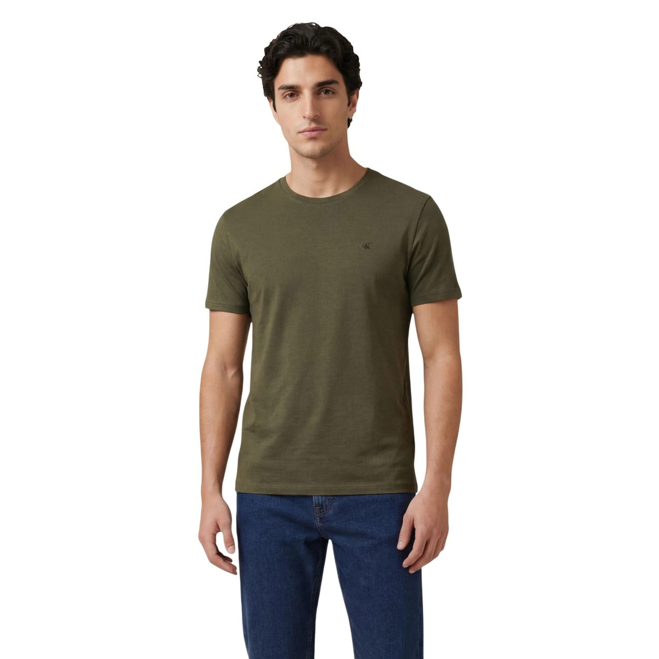 2454998 Calvin Klein Jeans T-Shirt Verde Uomo