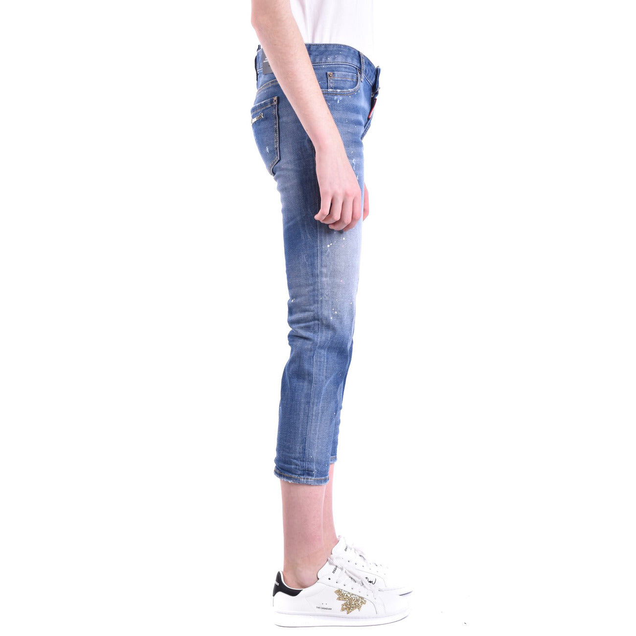 488580 Dsquared2 Jeans Blu Effetto Consumato Donna Primavera/Estate
