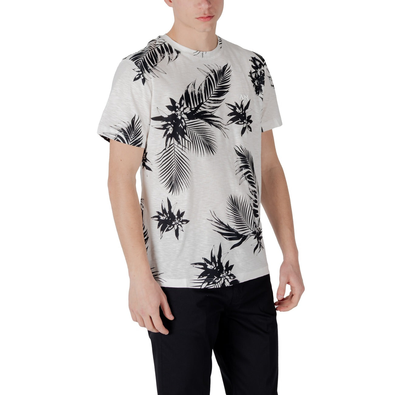 2417490 Antony Morato T-Shirt Bianca Floreale Uomo
