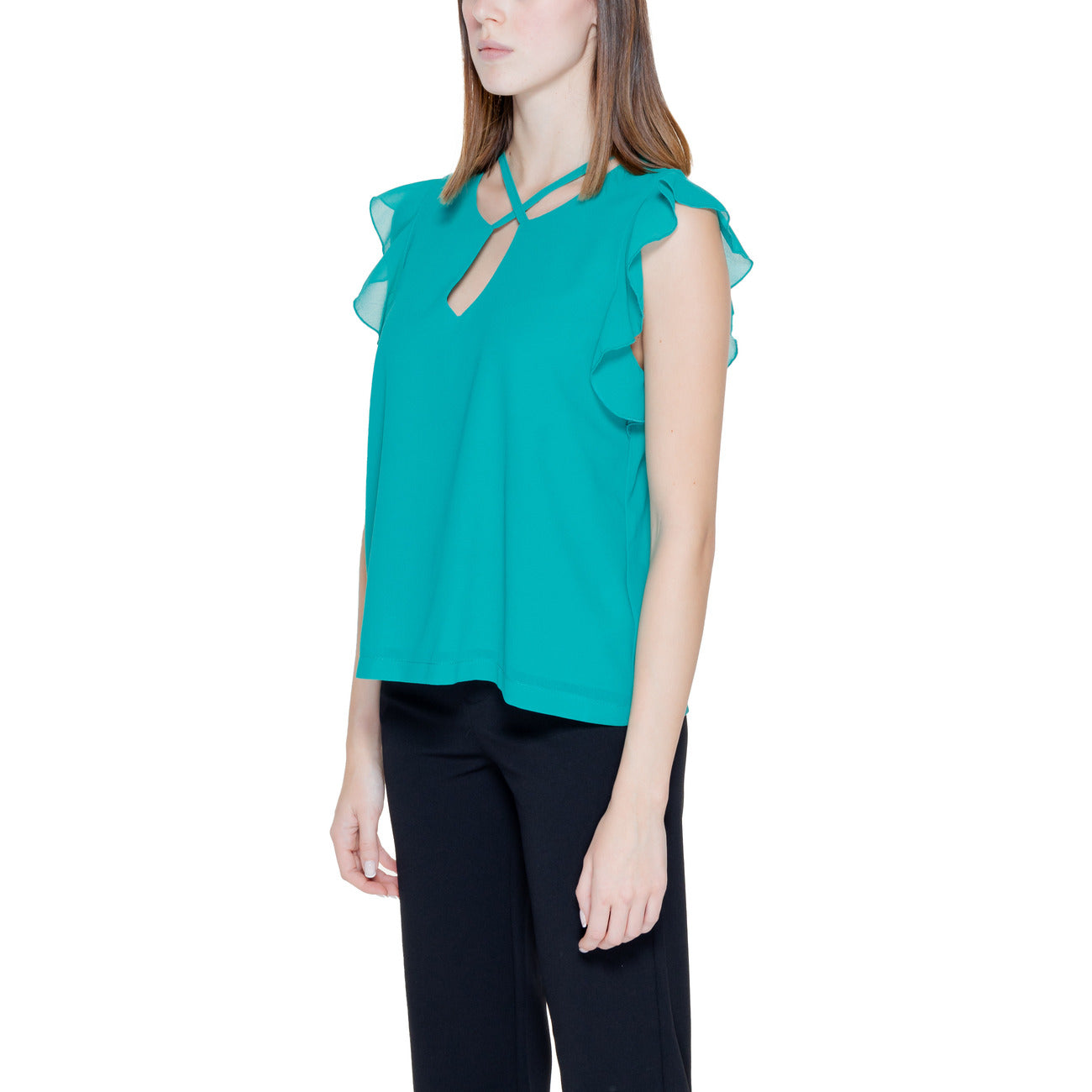 477301 Rinascimento Blusa Verde Donna Primavera/Estate