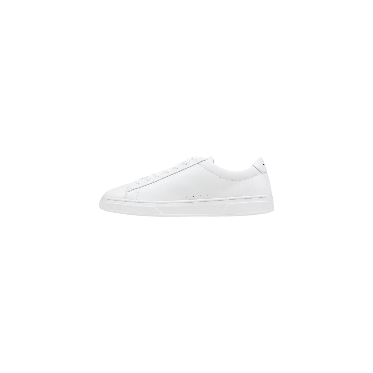 504047 Boss Sneakers Bianco Pelle Uomo