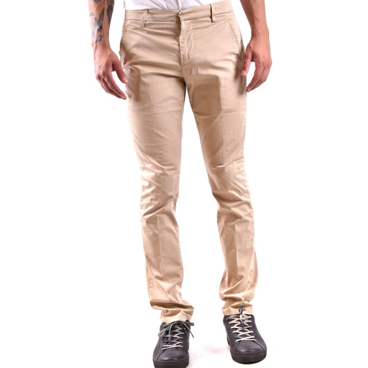 2429594 Dondup Pantaloni Beige 100% Cotone Uomo