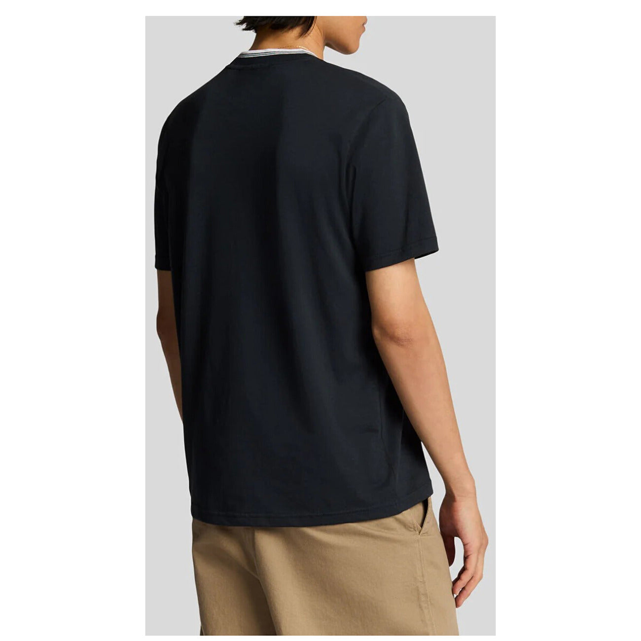 2416232 Lyle & Scott T-Shirt Blu Stampa Uomo
