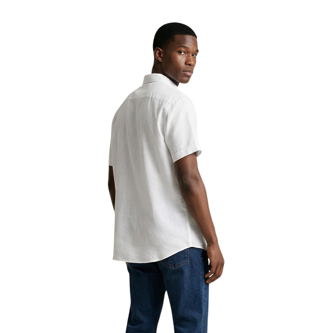 2456552 Calvin Klein Jeans Camicia Bianco Uomo