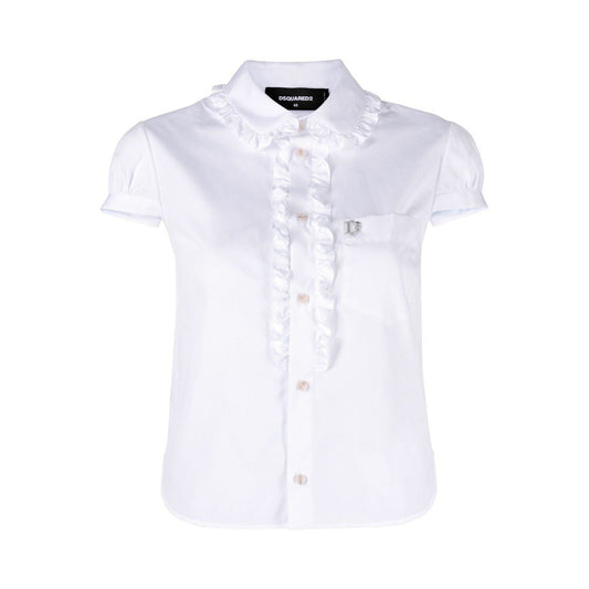 487363 Dsquared2 Camicia Bianco Donna