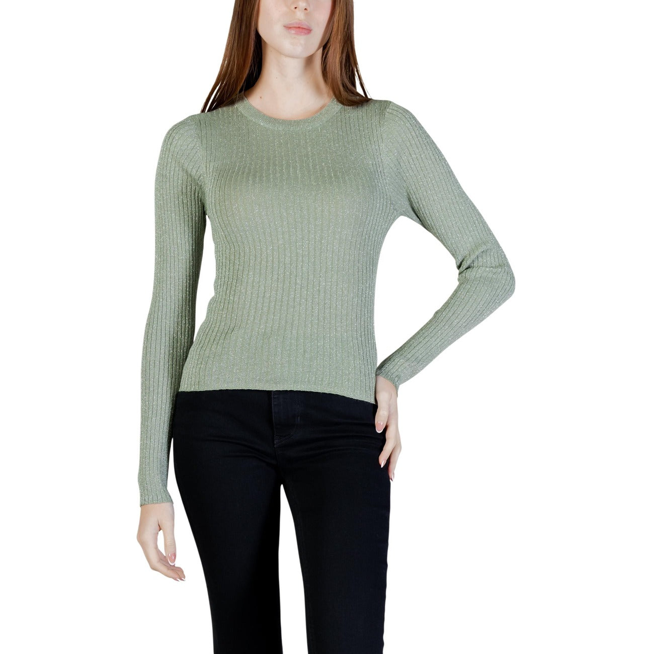 2452416 Jacqueline De Yong Maglia Verde Donna