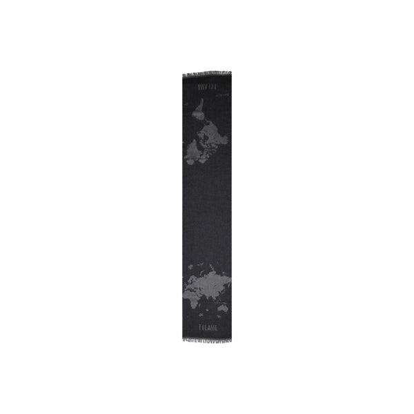 Sciarpa Alviero Martini 1A Classe Geo Double Nero Antracite