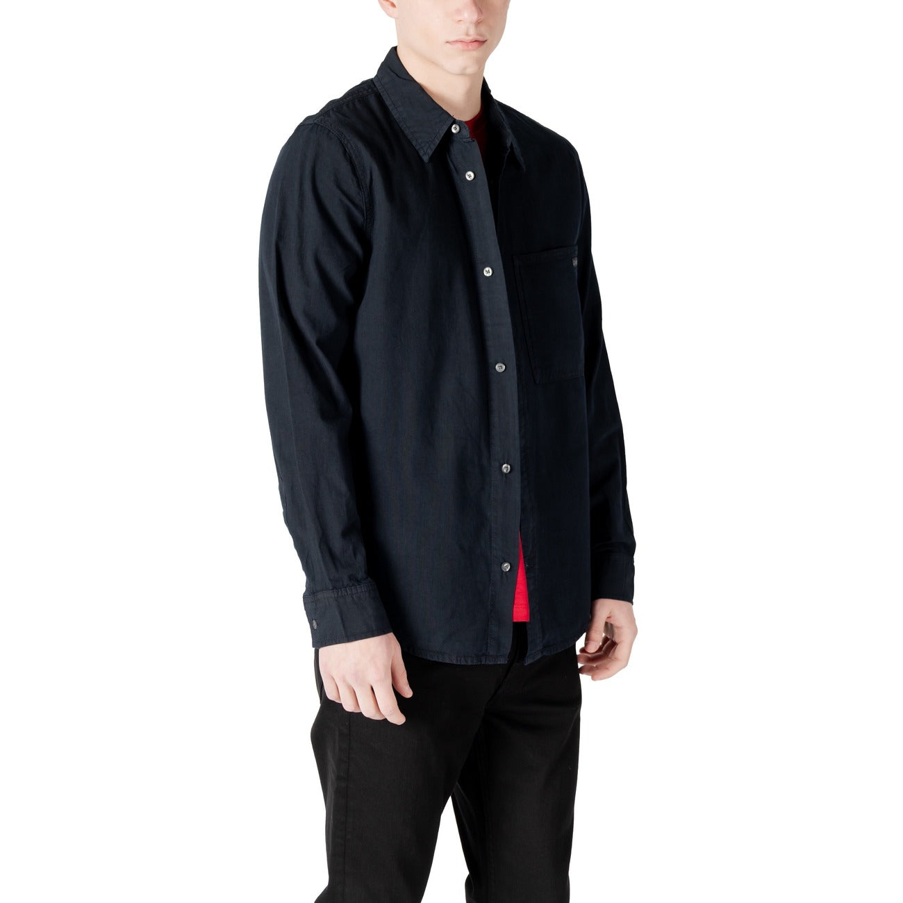 2416512 Calvin Klein Jeans Camicia Nera Uomo