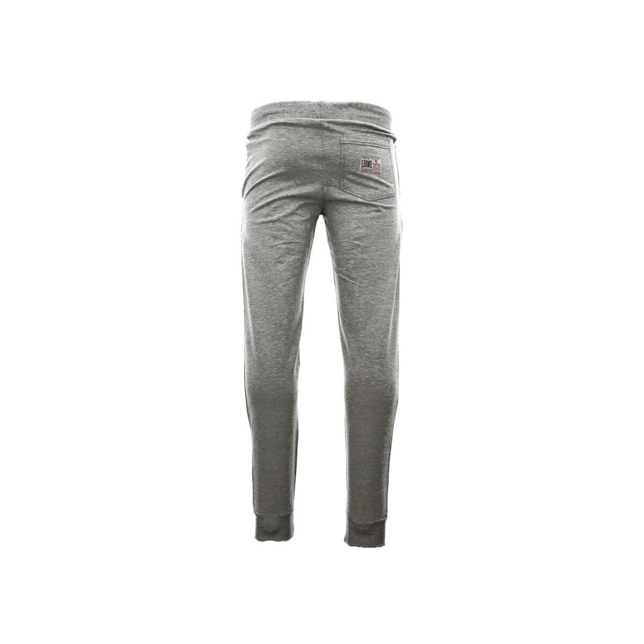 201458 Leone 1947 Pantaloni Grigio Stampa Cotone Uomo