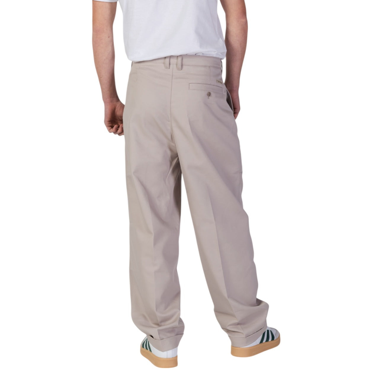 2401687 Calvin Klein Jeans Pantaloni Beige Uomo