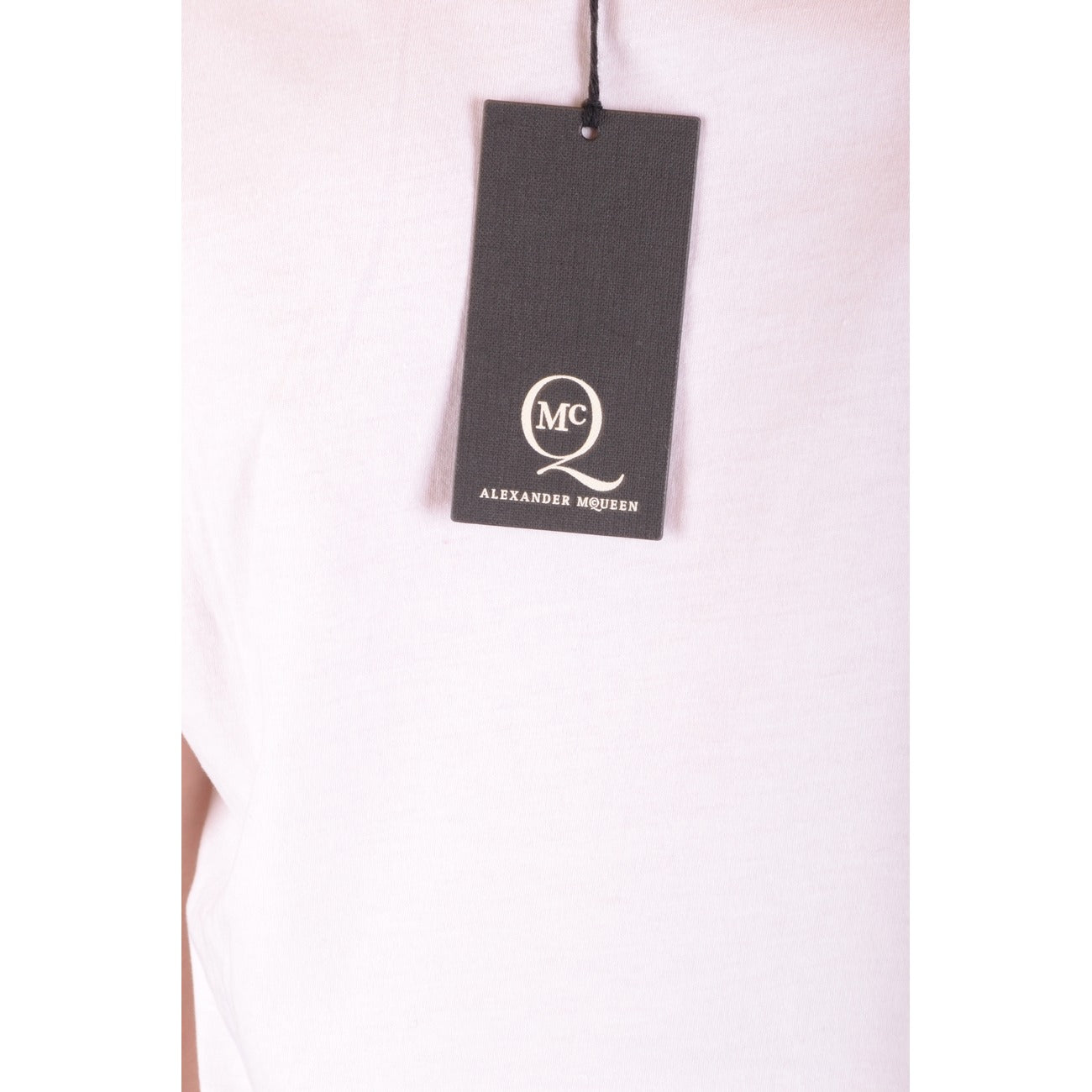 2431748 Alexander McQueen T-shirt Bianca Stampa Scollo V Uomo