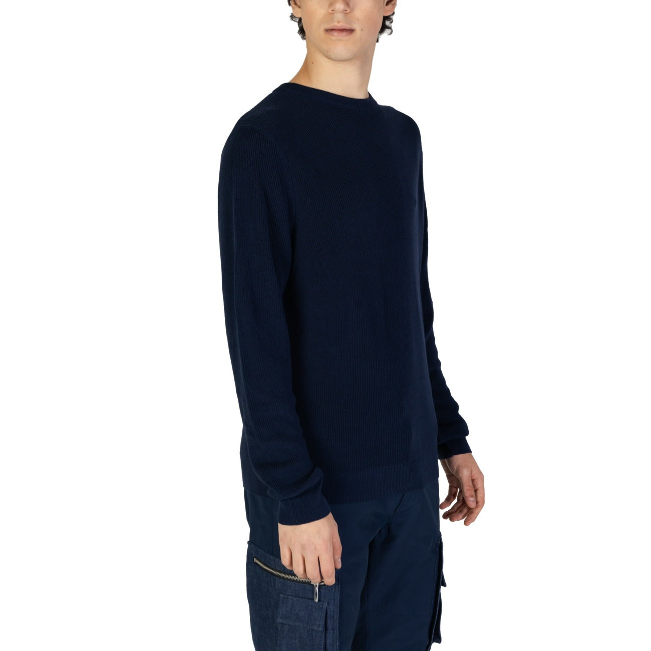 2382867 Antony Morato Maglia Blu Cotone Viscosa Uomo