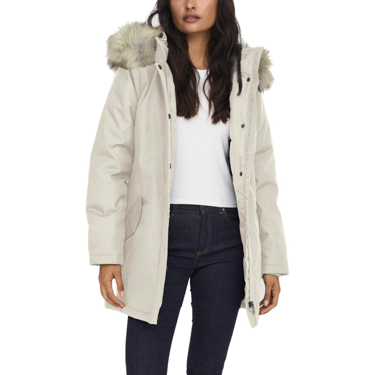 2435495 Only Giubbotto Beige Donna