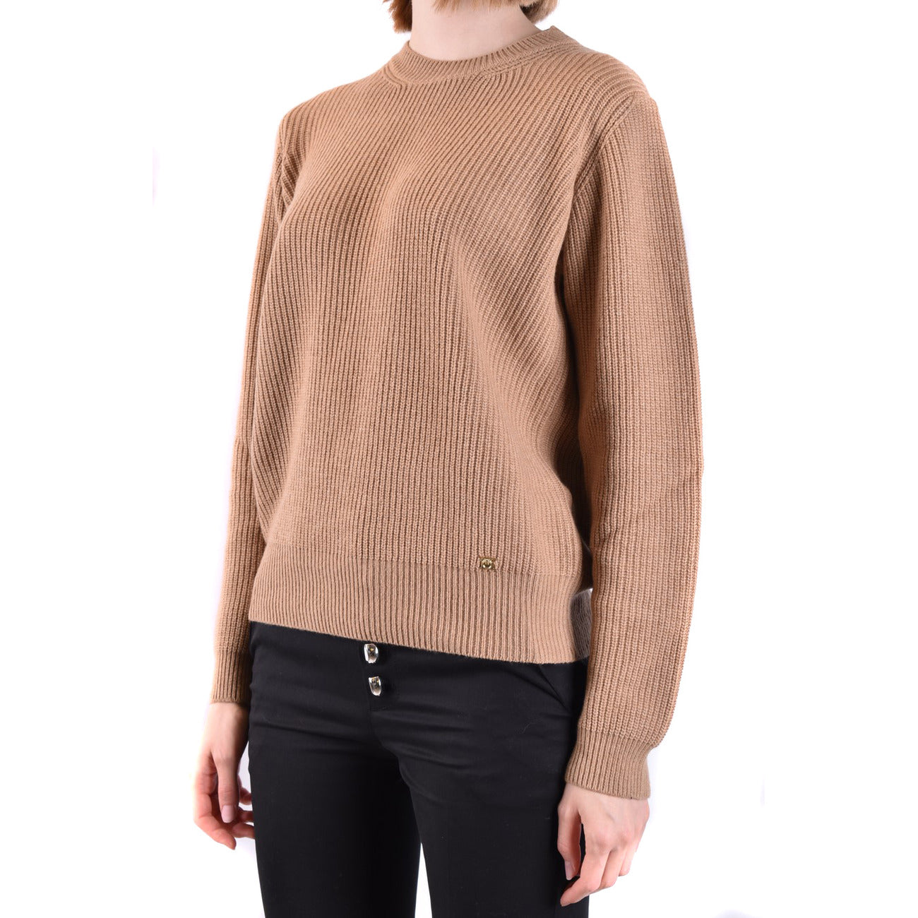 2423002 Pinko Maglia Beige Donna Lana 40% Viscosa 30% Poliammide 20% Cashmere 10%