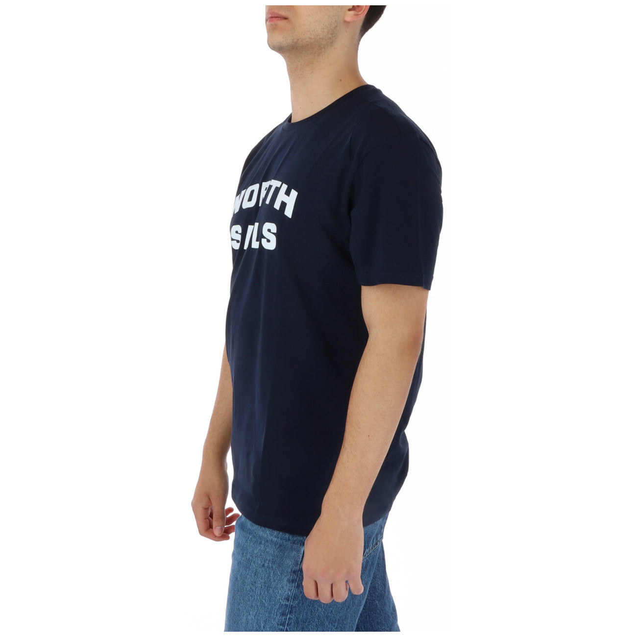 423816 North Sails T-Shirt Blu Monocromo Uomo