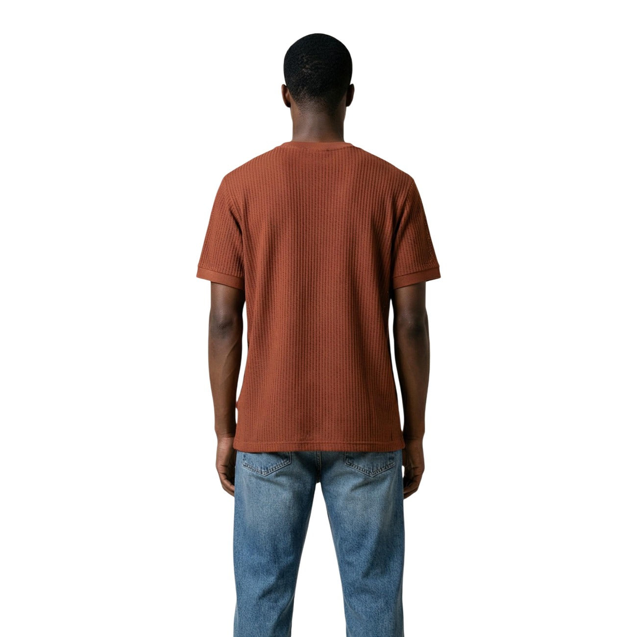 2456289 Antony Morato T-Shirt Marrone Cotone Uomo