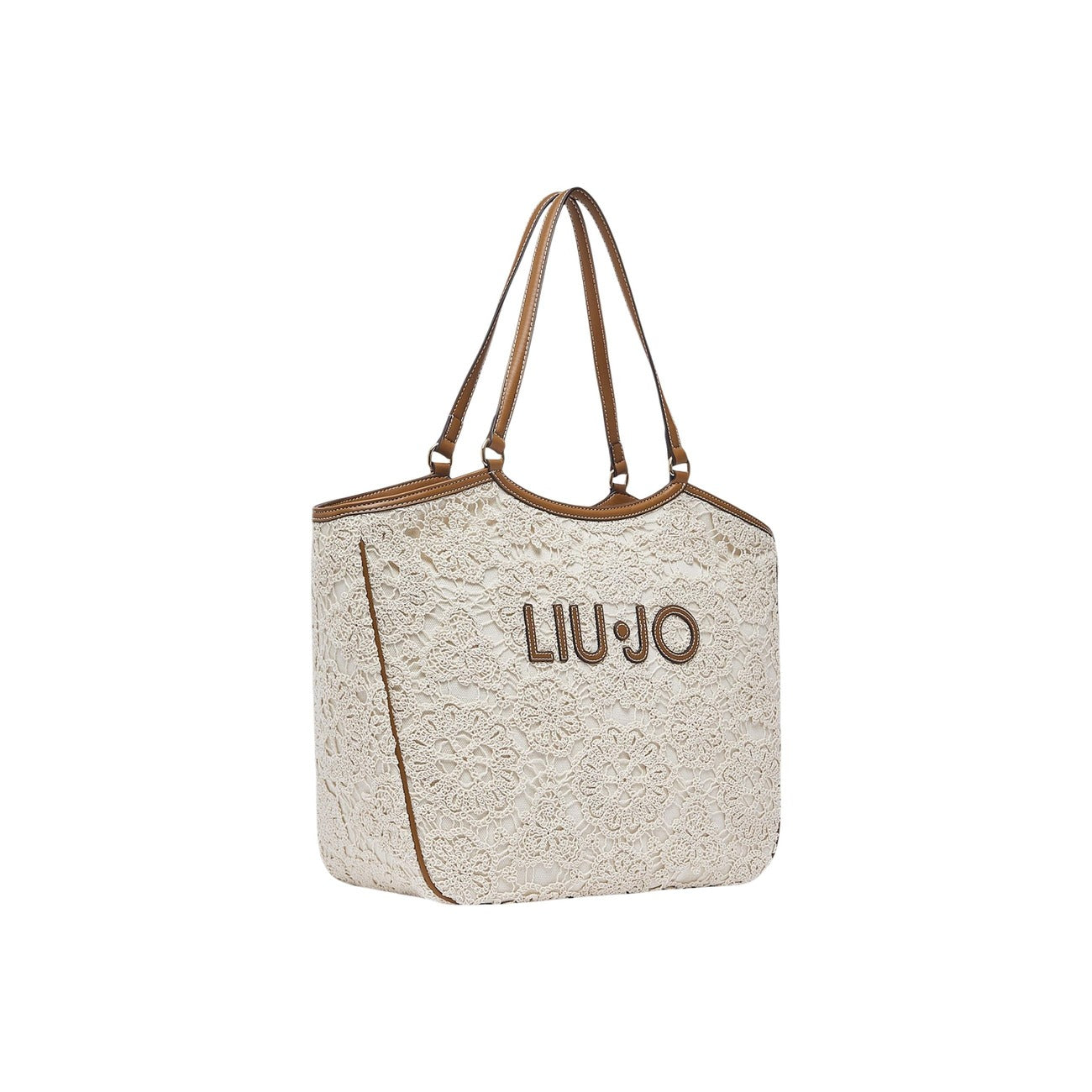 2460150 Liu Jo Borsa a Mano Beige Maxi Donna