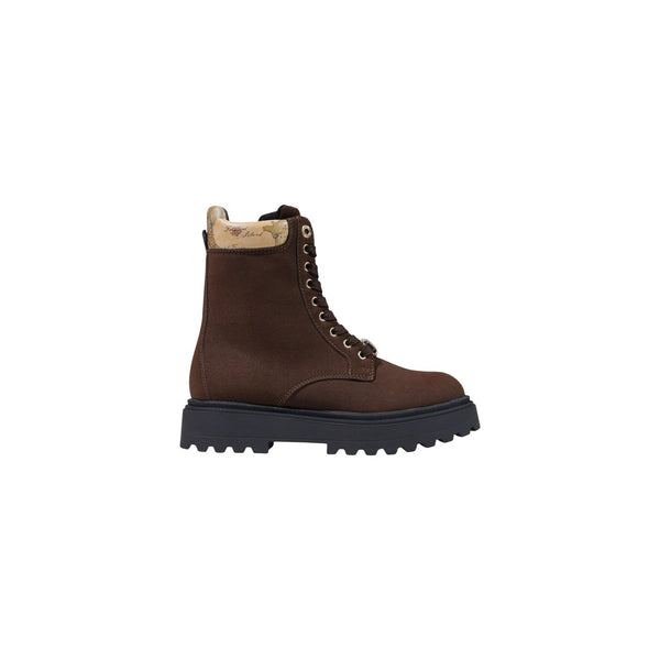 Alviero Martini 1ᴬ Classe Stivaletti Stringati Camoscio Marrone