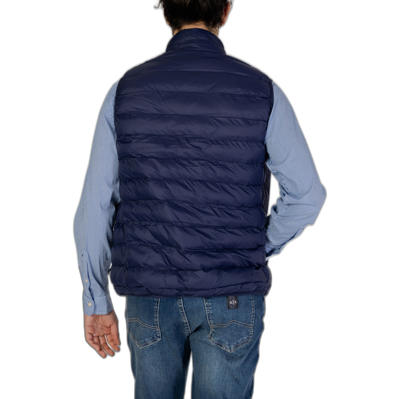 2215583 U.S. Polo Assn. Gilet Blu Poliammide Smanicato Uomo