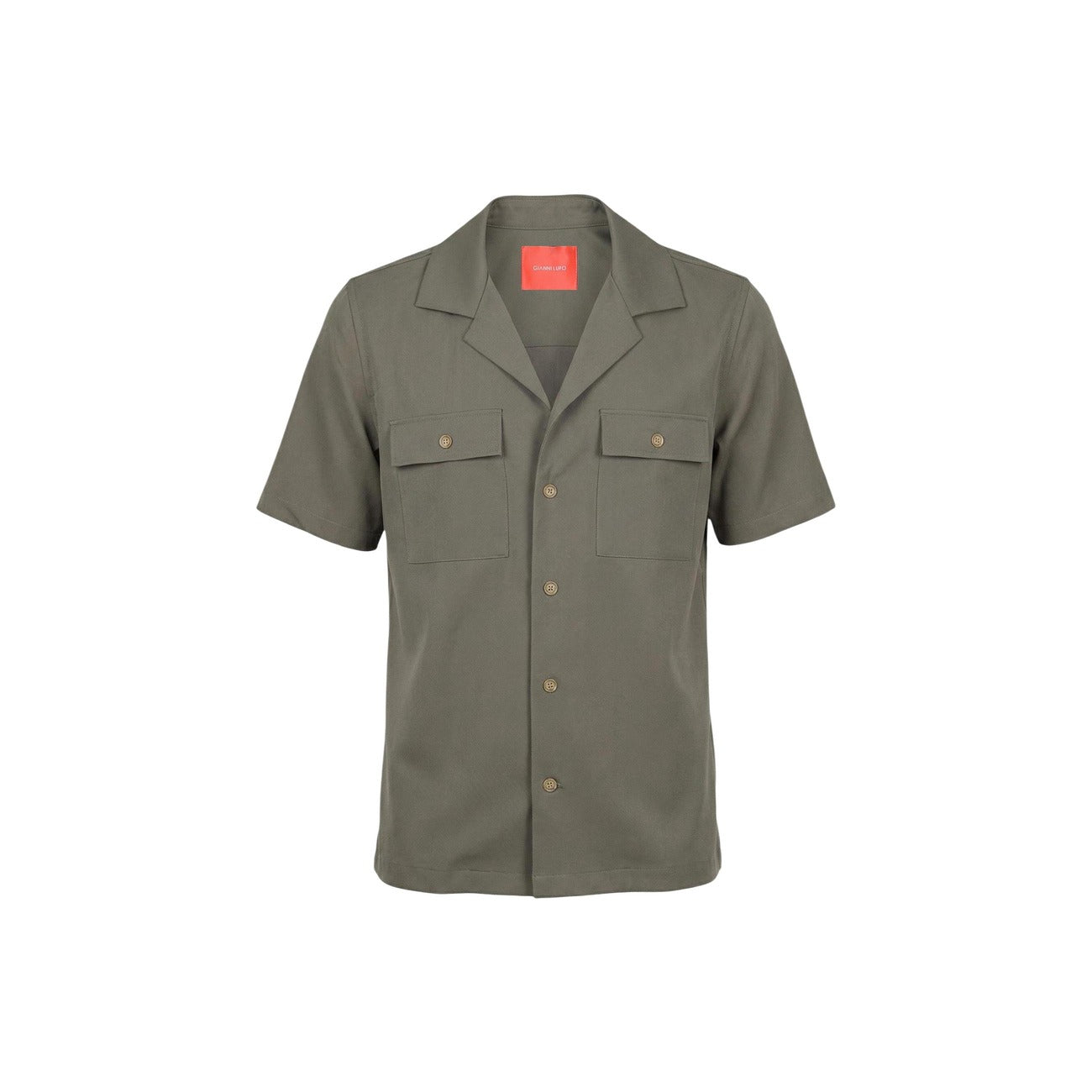 2455554 Gianni Lupo Camicia Verde Uomo