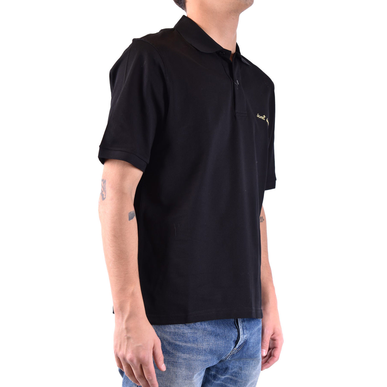 2438253 Saint Laurent Polo Nero Uomo