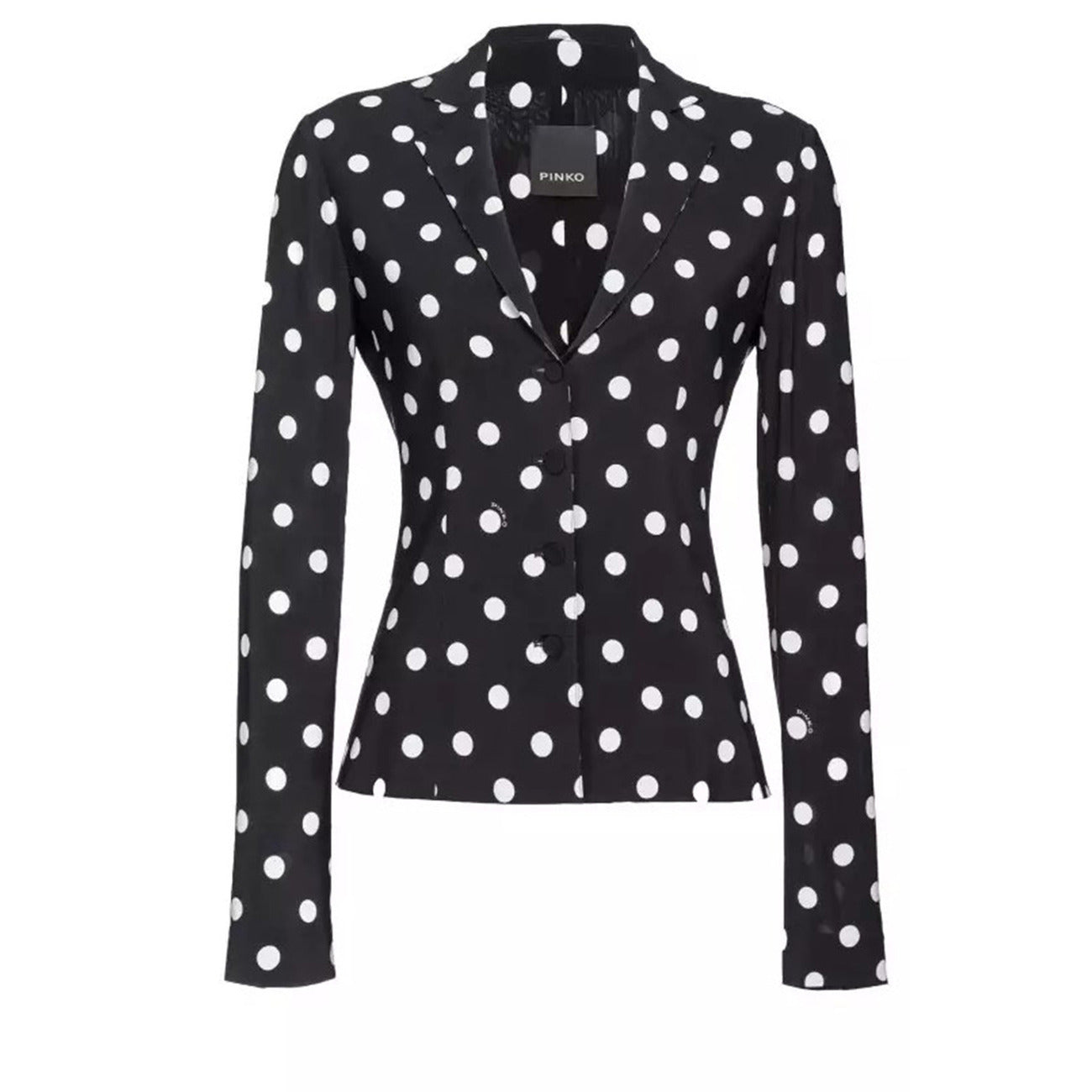2471974 Pinko Giacca Pois Nero Donna