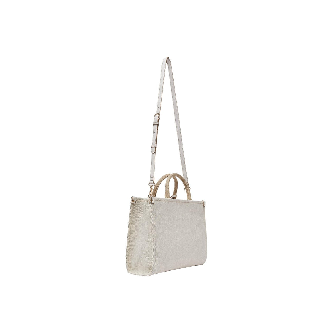2459490 Liu Jo Borsa Grande Beige Cotone Donna