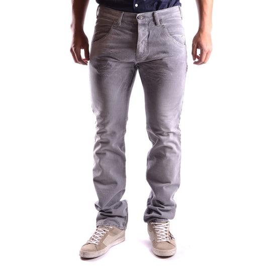 2435363 Neil Barrett Jeans Grigio Effetto Consumato Uomo
