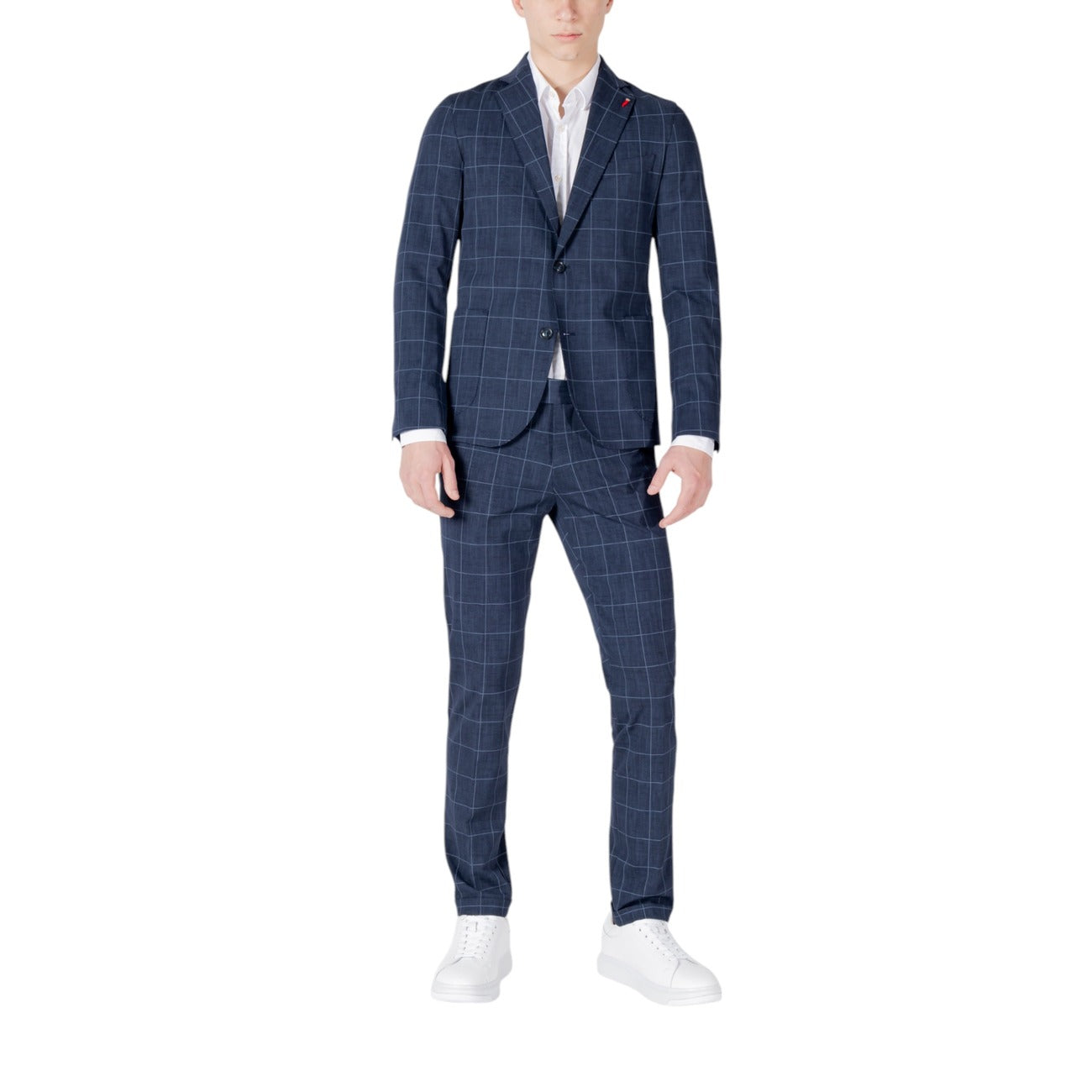 2416583 Mulish Abito Blu Quadri Uomo