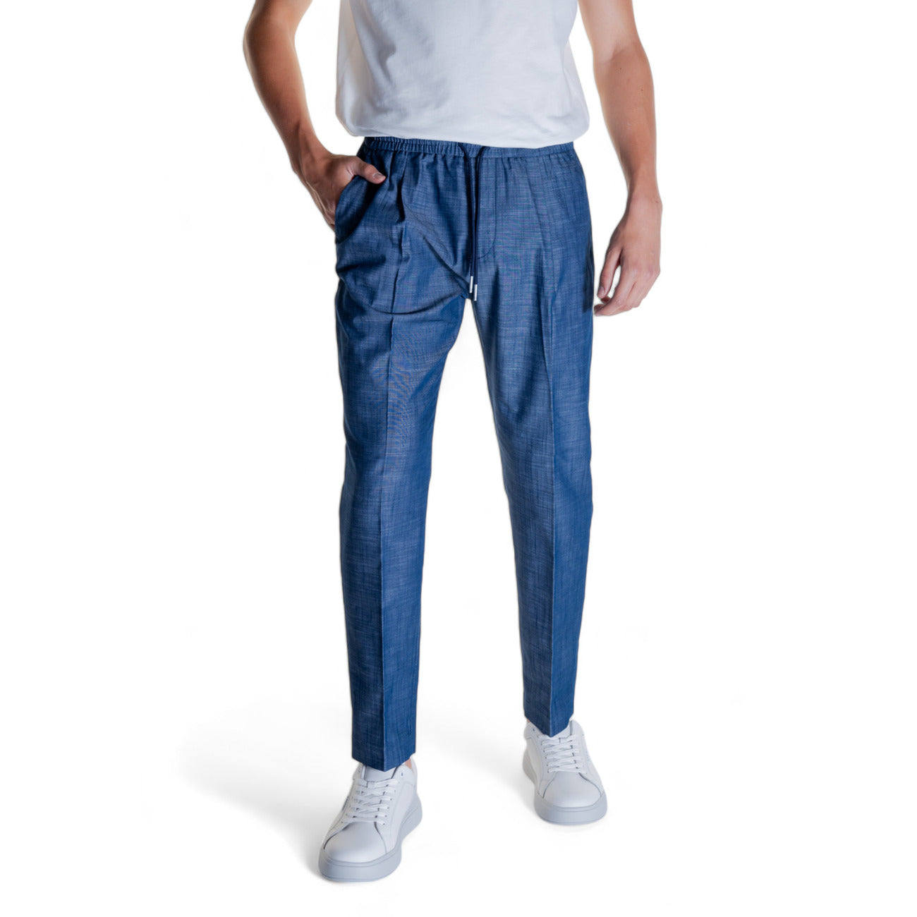 2304972 Antony Morato Pantaloni Blu Cotone Uomo
