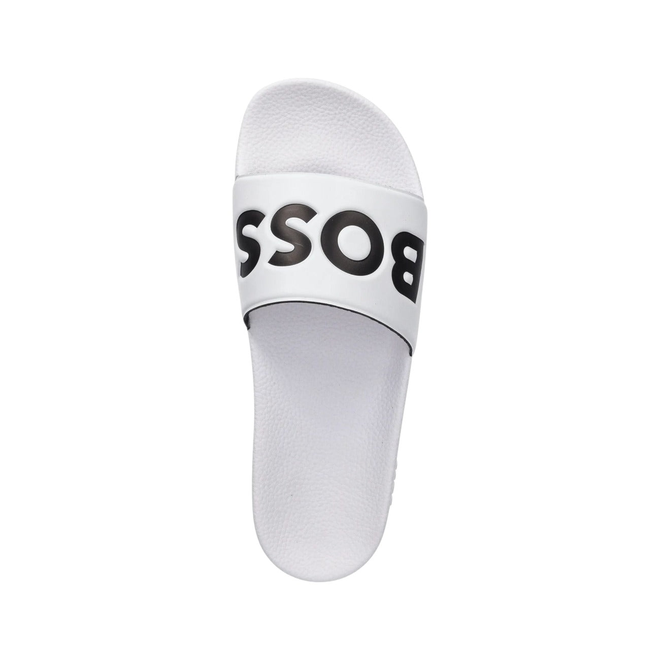 2384948 Boss Ciabatte Bianco Stampa Uomo