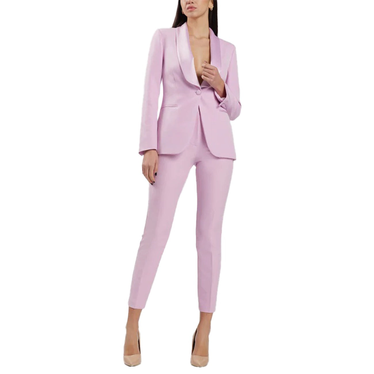 475802 Silence Pantaloni Rosa Donna