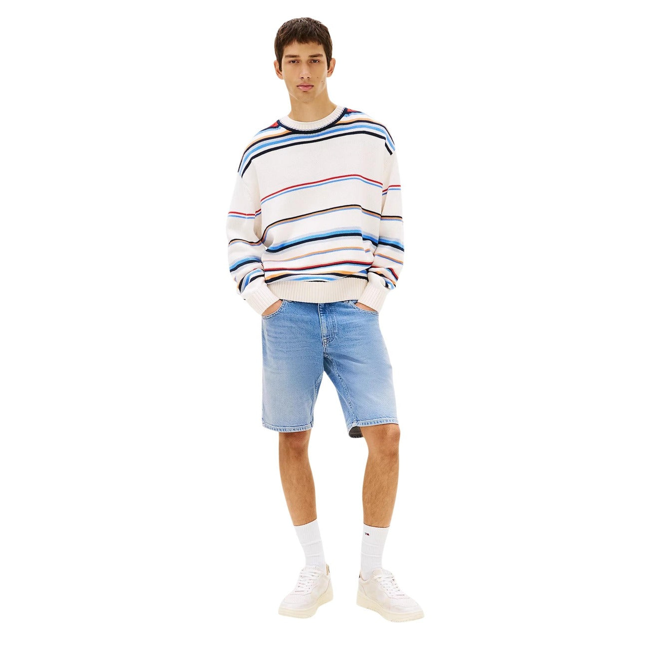 2461729 Tommy Hilfiger Jeans Bermuda Azzurro Uomo