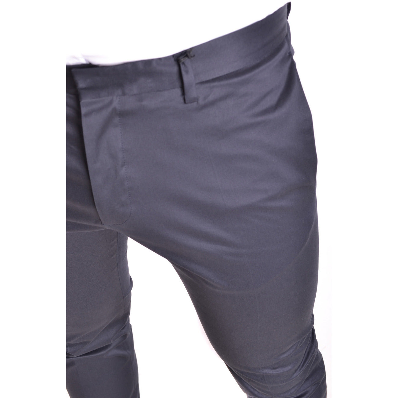 2429547 Dsquared2 Pantaloni Blu Cotone Elastan Uomo