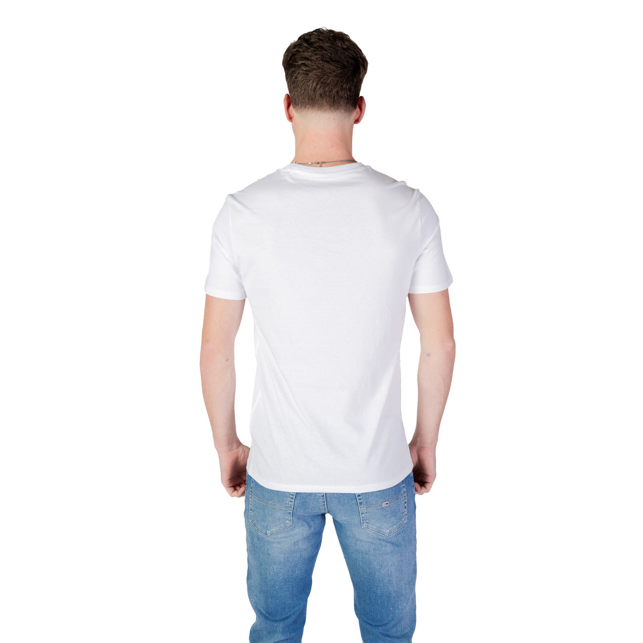 2401563 Guess T-Shirt Bianca Stampa Uomo
