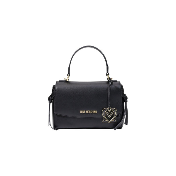 Borsa a Tracolla Patta Linea Signature Charm Heart Nero