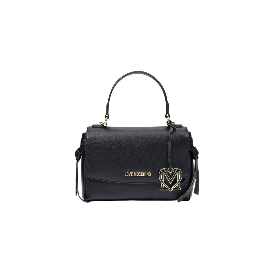 Borsa a Tracolla Patta Linea Signature Charm Heart Nero