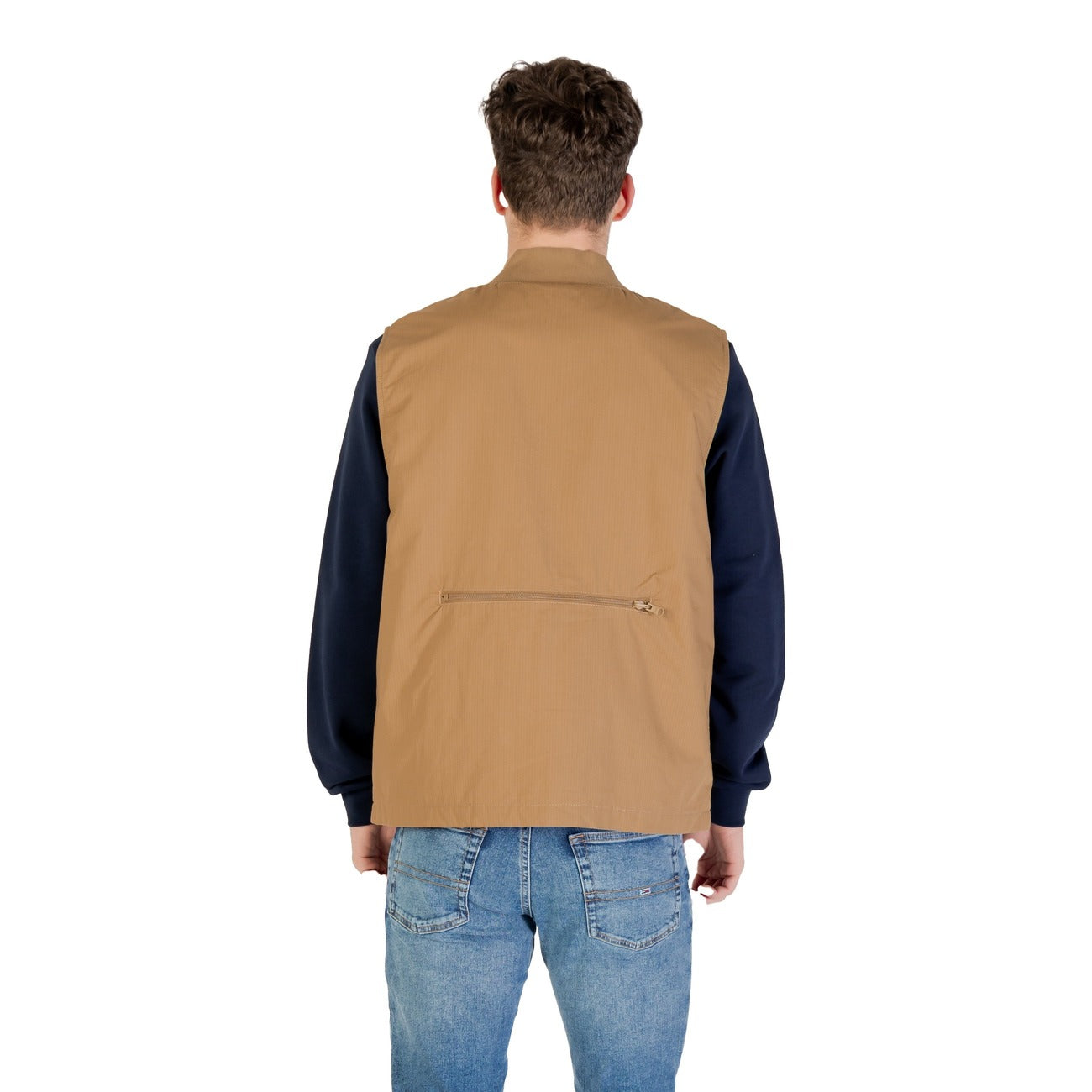 2422434 Vans Gilet Beige Cotone Maniche Lunghe Uomo