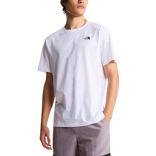 2450749 The North Face T-Shirt Bianca Cotone Poliestere Uomo